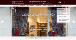 Desktop Screenshot of hotelfertelmaillot.com